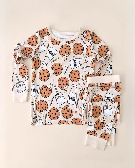 Milk & Cookies Bamboo Two Piece Set
