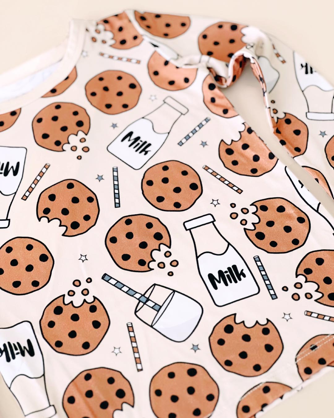 Milk & Cookies Bamboo Two Piece Set