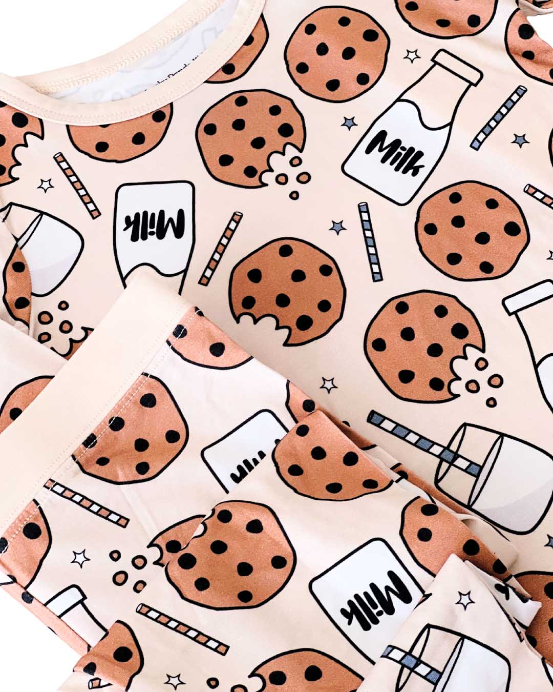 Milk & Cookies Bamboo Two Piece Set