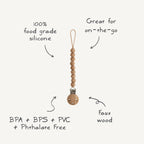 Silicone Pacifier Clip | Hera