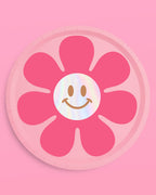 Totally Groovy Plates - 24 foil paper plates