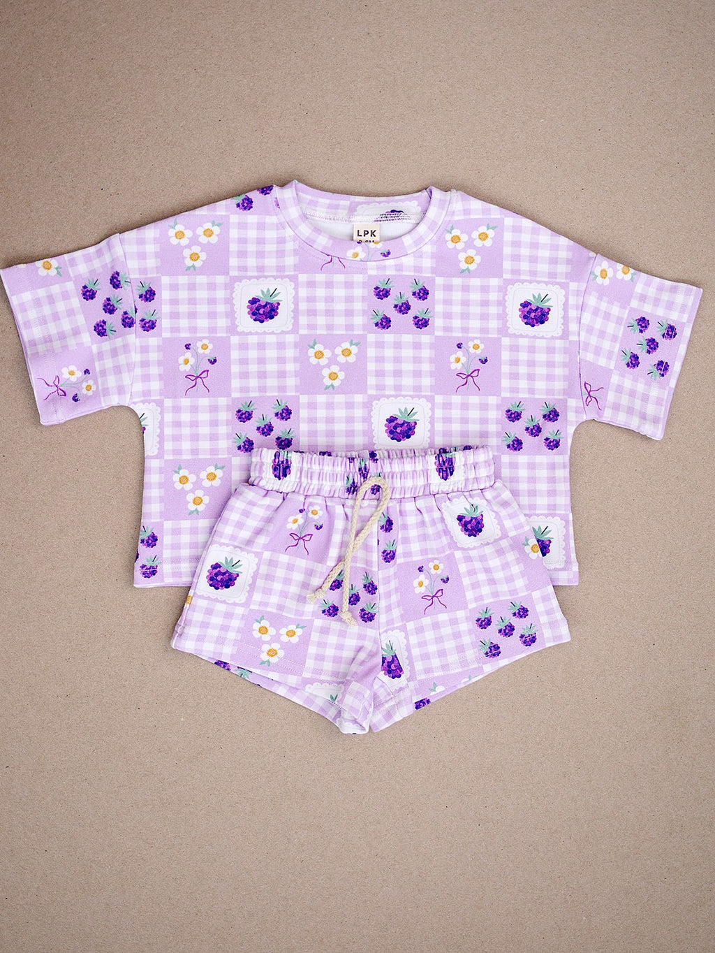 Shorts Set | Raspberry