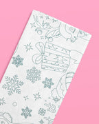 Color Me Merry Tablecloth - coloring tablecloth