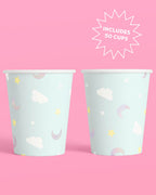 Over the Moon Cups - 50 paper cups
