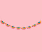Rainbow Banner - paper fan banner