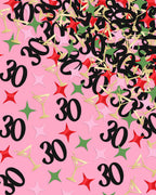 30th Bday Bundle - tats, straw + confetti