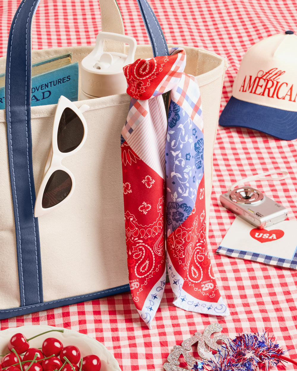 America Headscarf - square headscarf