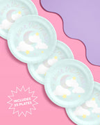 Over the Moon Plates - 25 paper plates