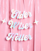 The Motto Banner 2.0 - iridescent foil banner