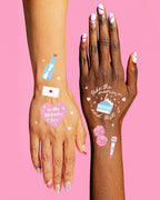 Birthday Era Tats - 50 temporary tattoos
