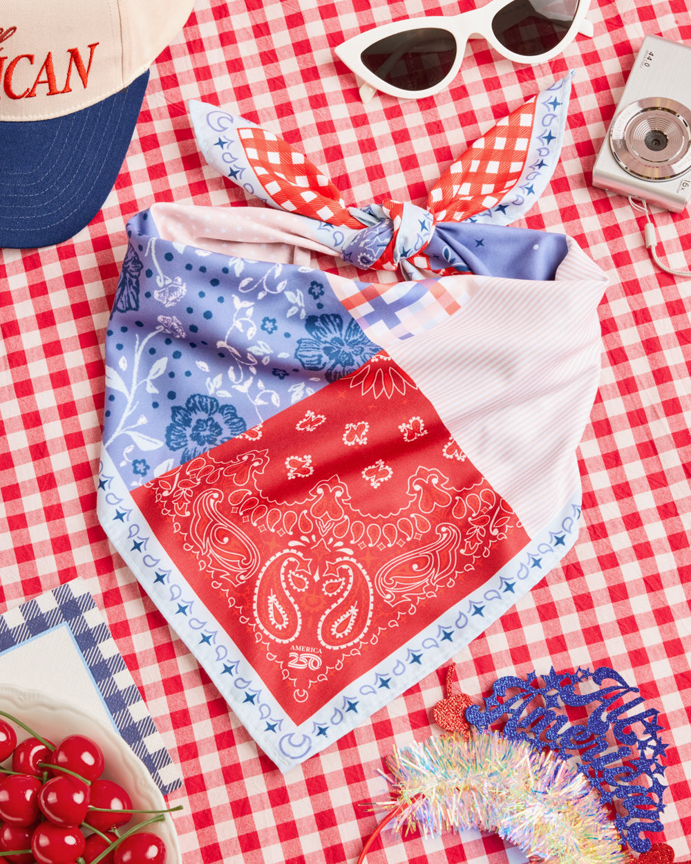 America Headscarf - square headscarf