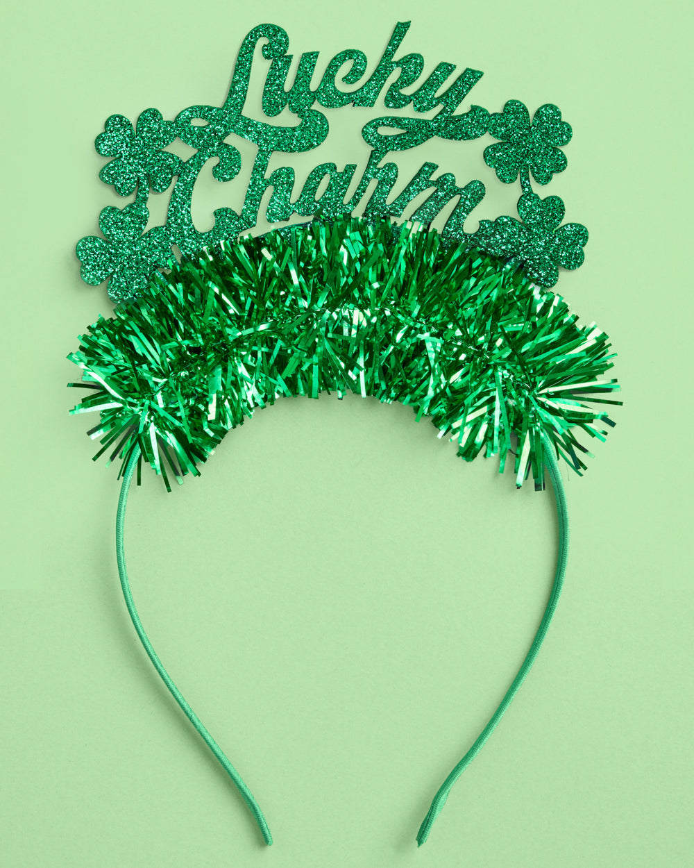 Lucky Charm Headband - tinsel headband