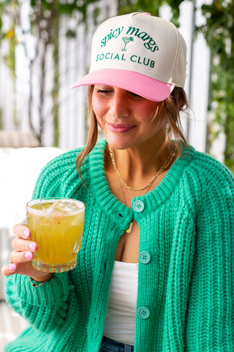 Spicy Margs Social Club Snapback Trucker Hat