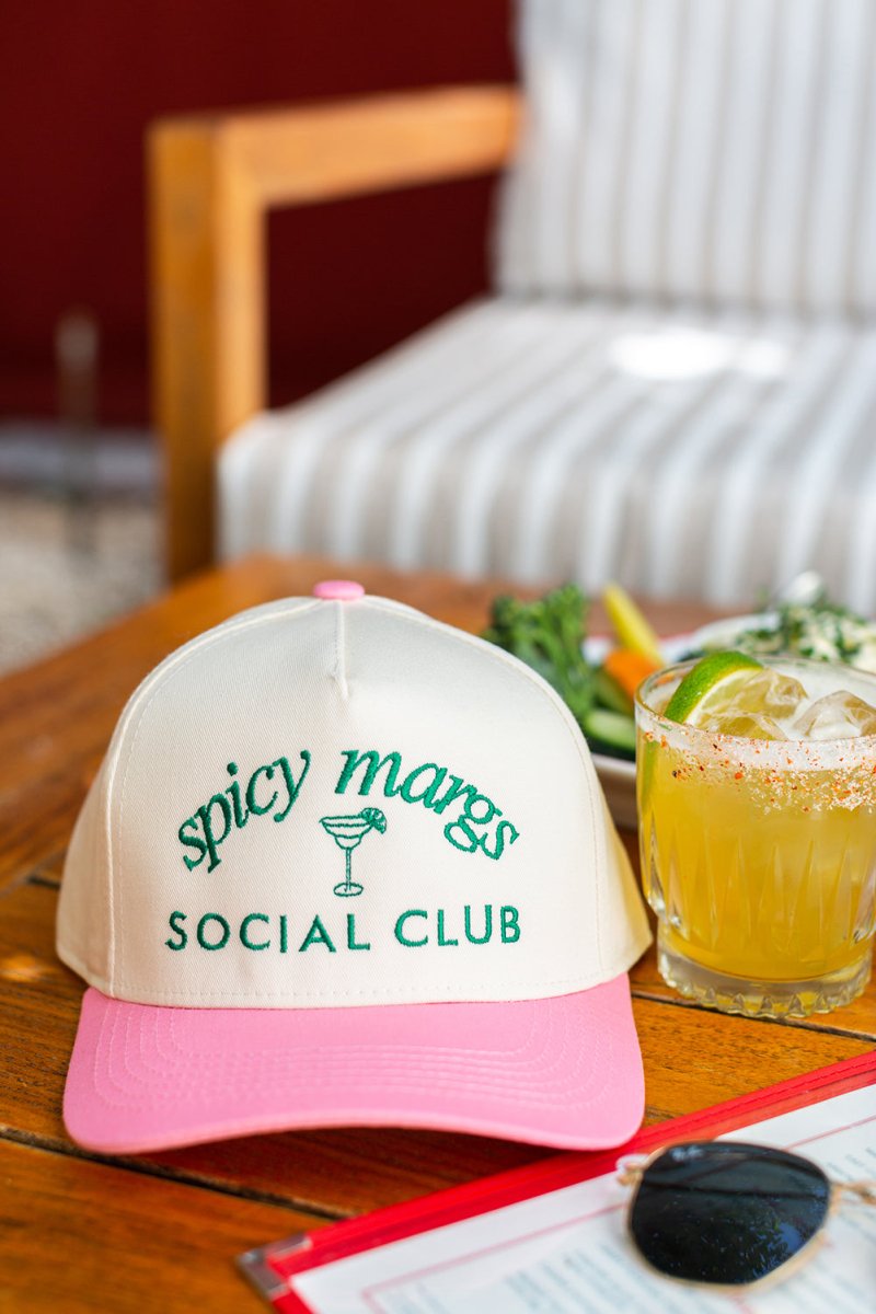Spicy Margs Social Club Snapback Trucker Hat