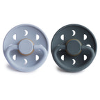 FRIGG Moon Natural Rubber Pacifier 2-Pack