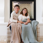 WAFFLE KNIT TODDLER BLANKETS